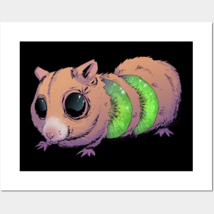Orange Slice Hamster Gift for Hamster Owners and for Hamster Lovers. Posters and Art